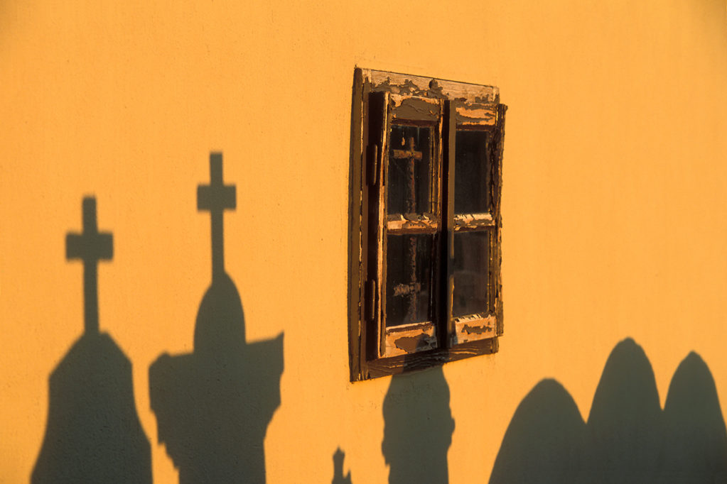 Croatian windows, analog photography, shadows