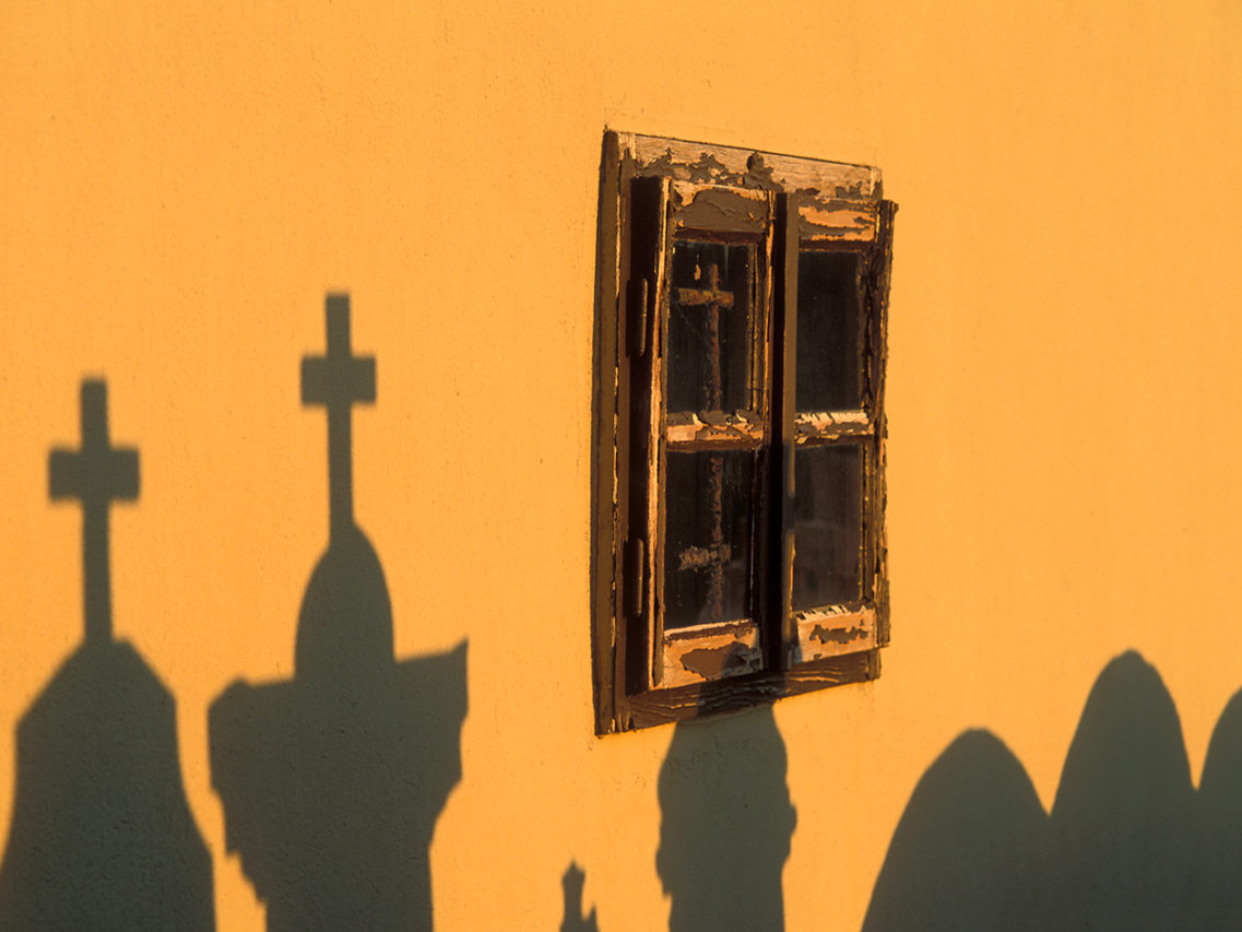 Croatian windows, analog photography, shadows